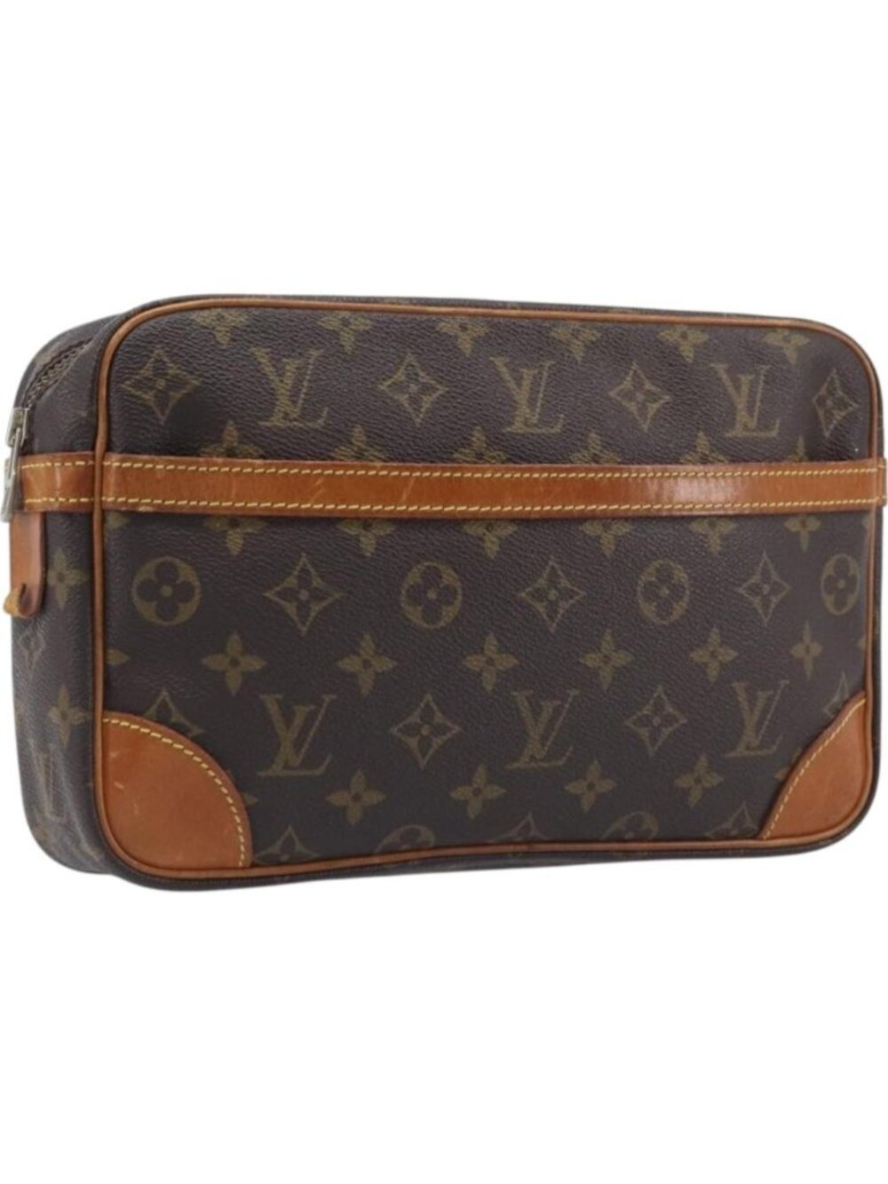 LOUIS VUITTON Monogram Compiegne 28 Clutch Bag M51845